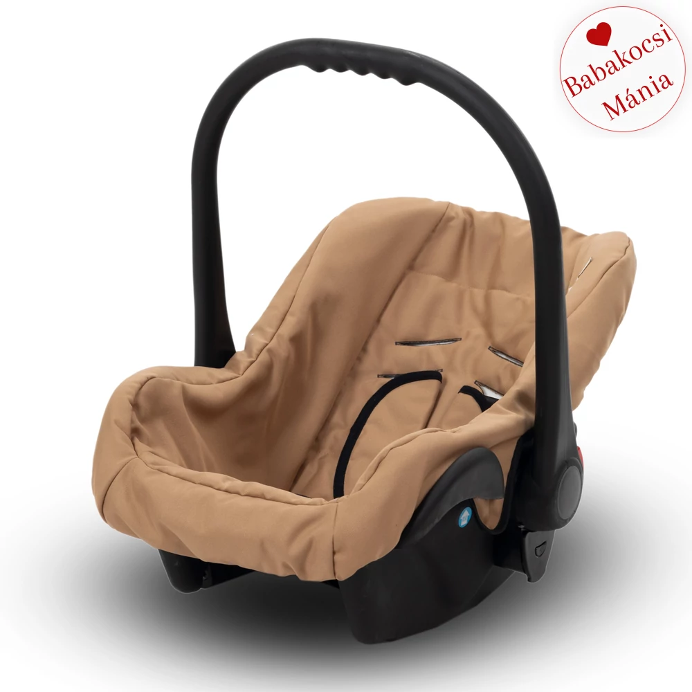 Babahordozó autós ülés 0-10 kg-ig - Berry Baby -  mogyoró