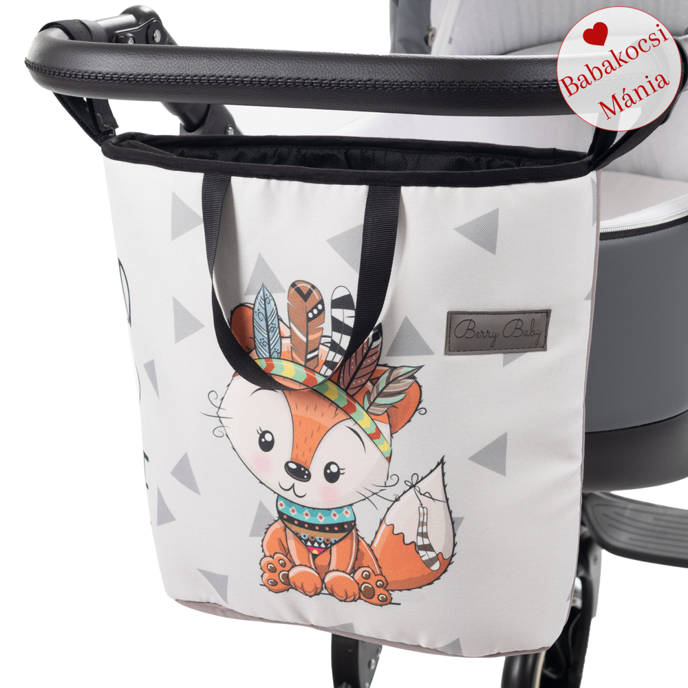 Bevásárló táska babakocsira - Berry Baby Comfort Shopping Bag - rókás