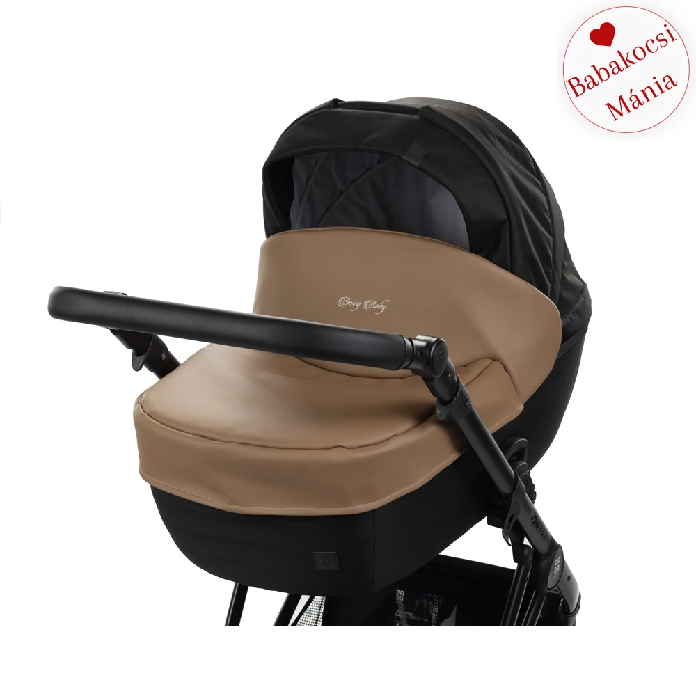 Babakocsi lábzsák - univerzális Berry Baby termék - bézs eco bőr