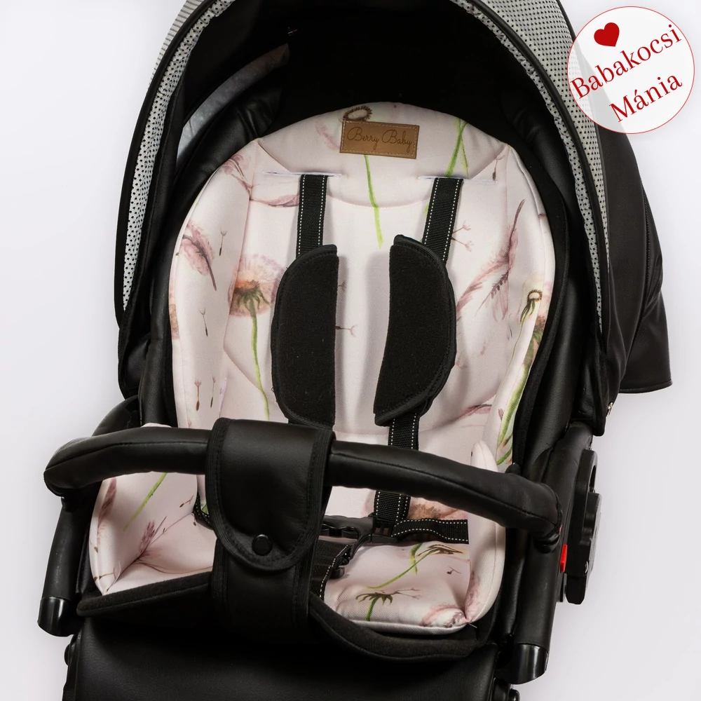 Babakocsi alátét - Berry Baby Zizi - Dandelion rózsaszín pitypangos