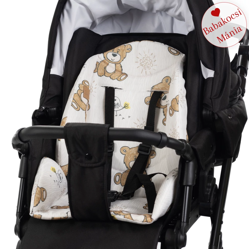 Babakocsi szűkítőbetét - Berry Baby Zizi - Bear barna macis