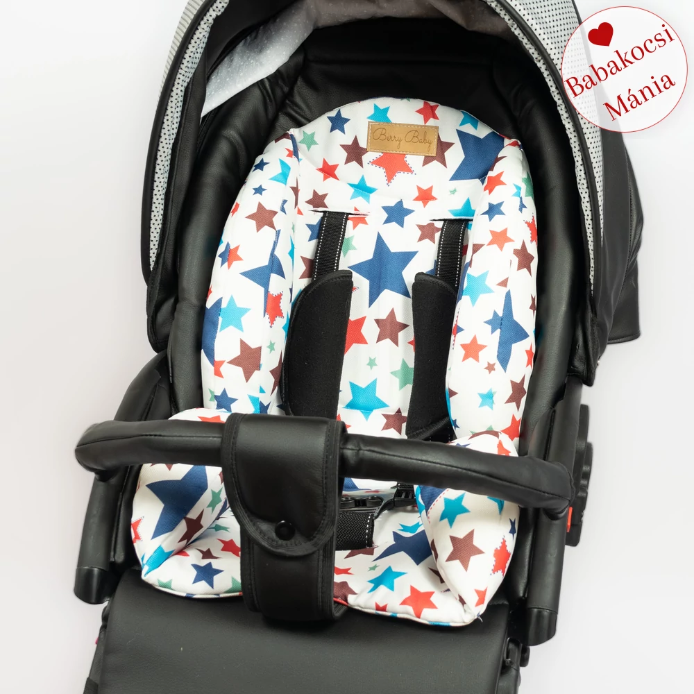 Babakocsi szűkítőbetét - Berry Baby Zizi - Blue Stars kék csillagos