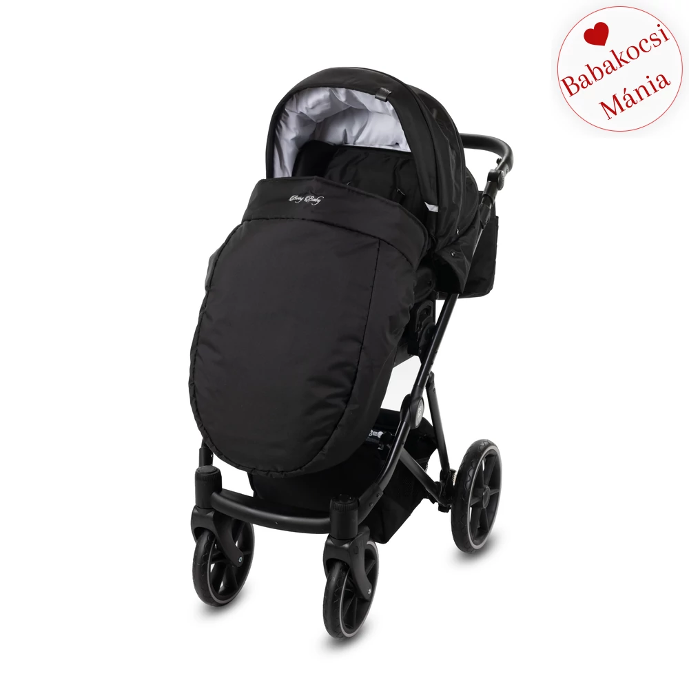 Babakocsi lábzsák - univerzális Berry Baby termék - vízlepergetős fekete