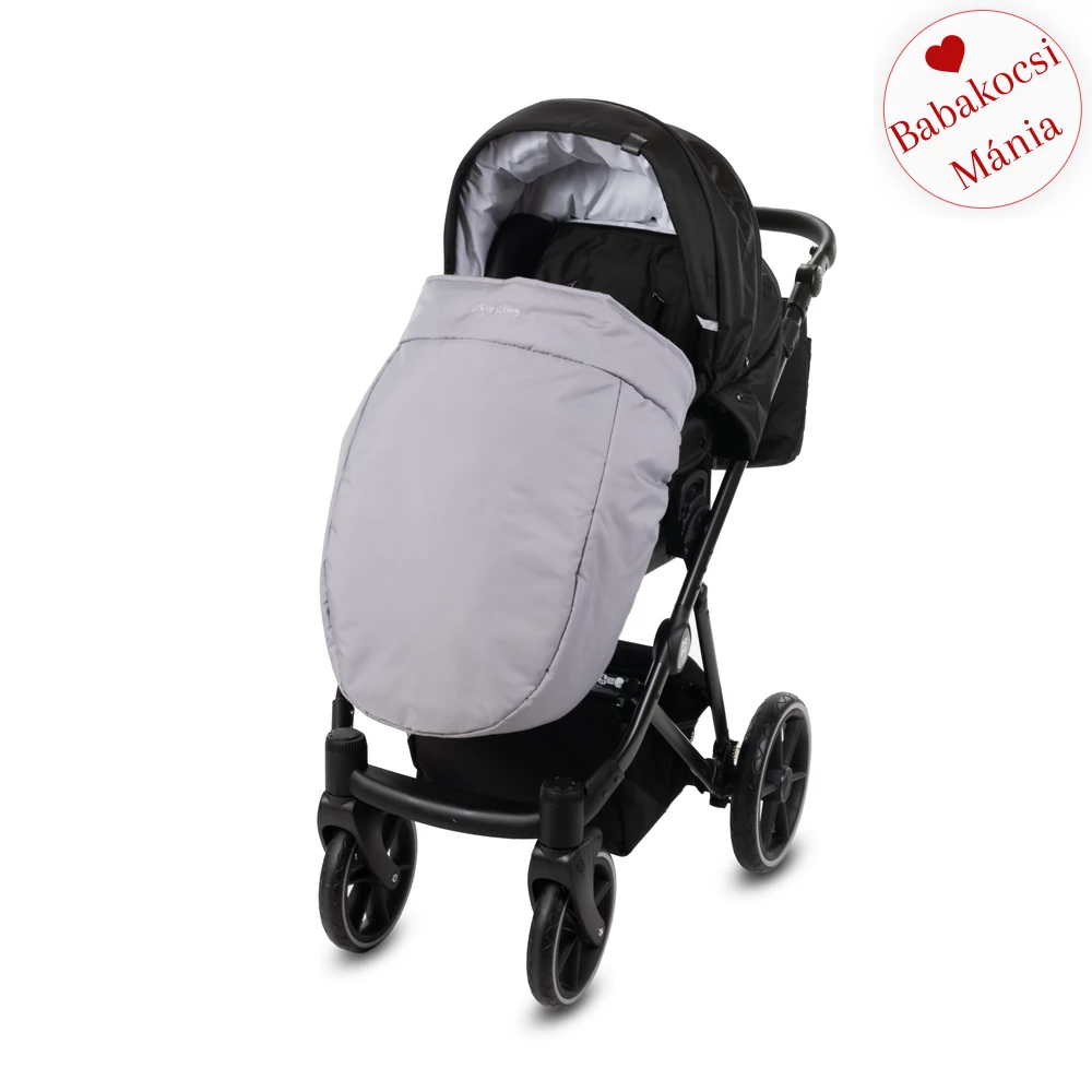 Babakocsi lábzsák - univerzális Berry Baby termék - vízlepergetős szürke