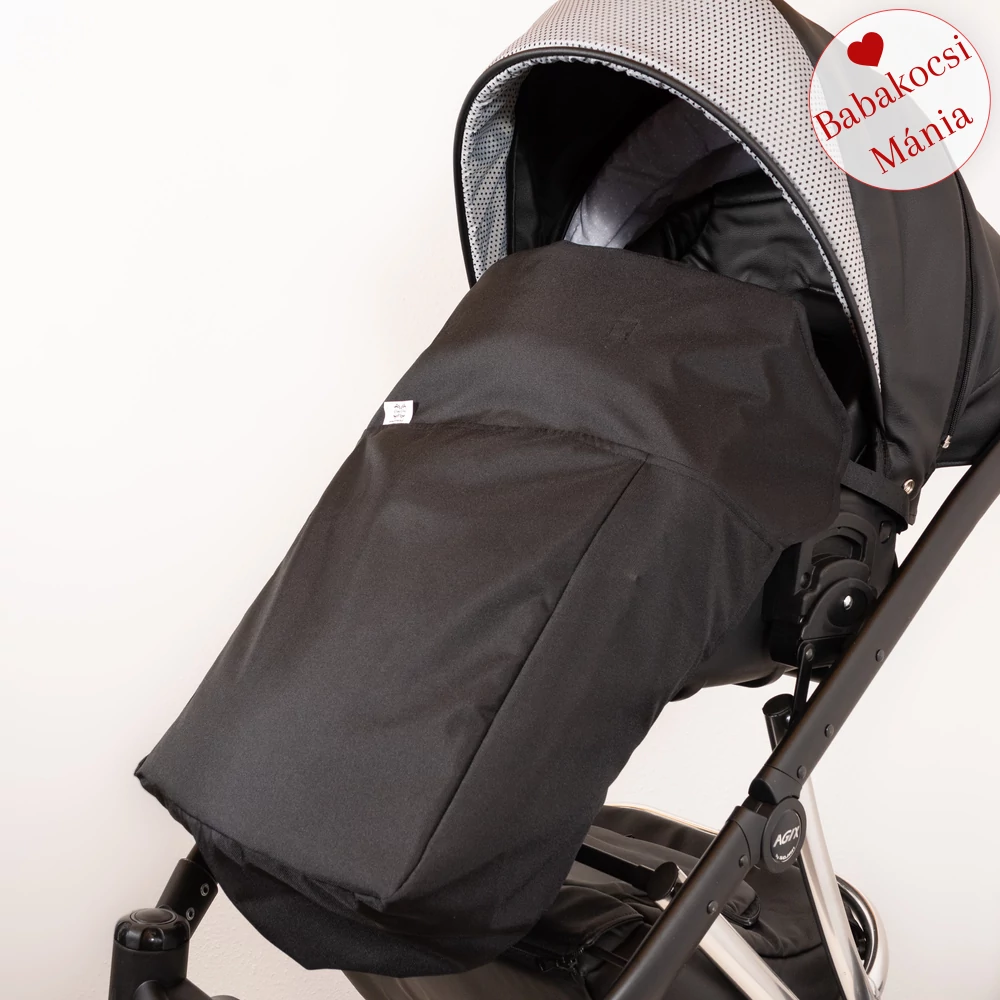 Babakocsi lábzsák - univerzális Berry Baby termék - vízlepergetős fekete