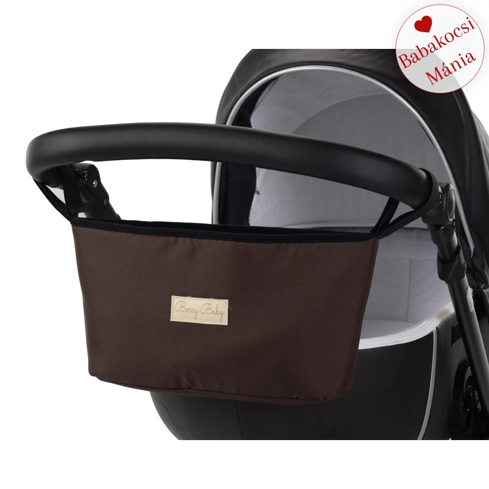 Babakocsira rögzíthető tároló táska és rendező - Berry Baby Comfort - csokibarna