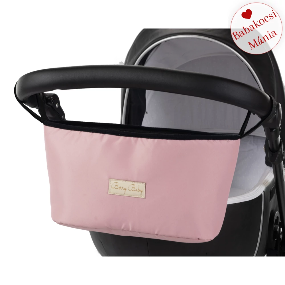 Babakocsira rögzíthető tároló táska és rendező - Berry Baby Comfort - babarózsaszín