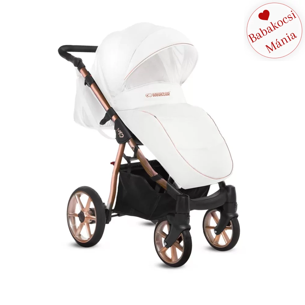Babakocsi - BabyActive Mommy Glossy 2in1 - ROSE GOLD White