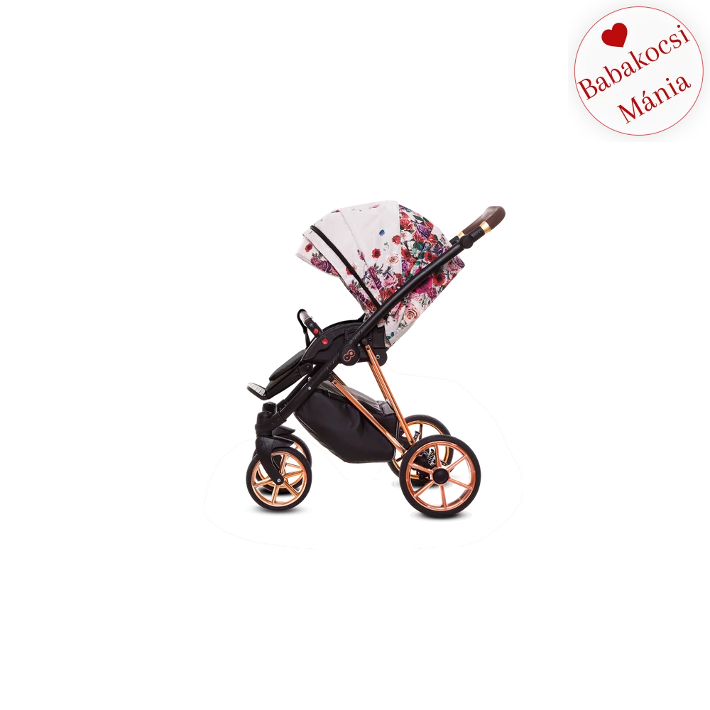 Babakocsi - BabyActive ROSE 2in1 - Dark Light Rose