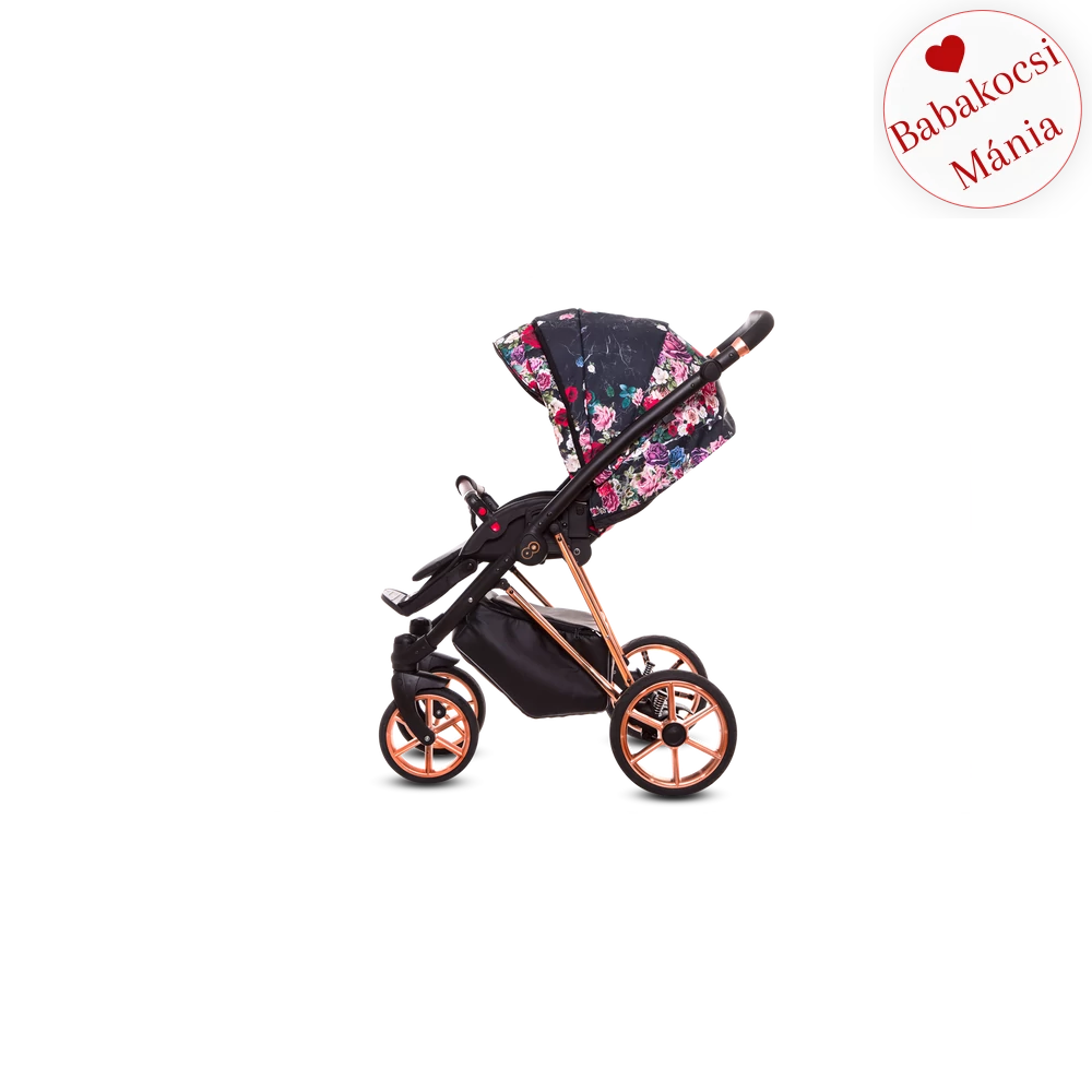 Babakocsi - BabyActive ROSE 2in1 - Dark Rose