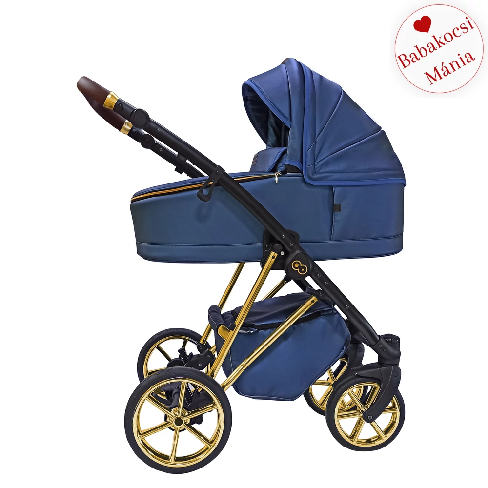 Babakocsi - BabyActive MUSSE ROYAL 2in1 - Blueberry
