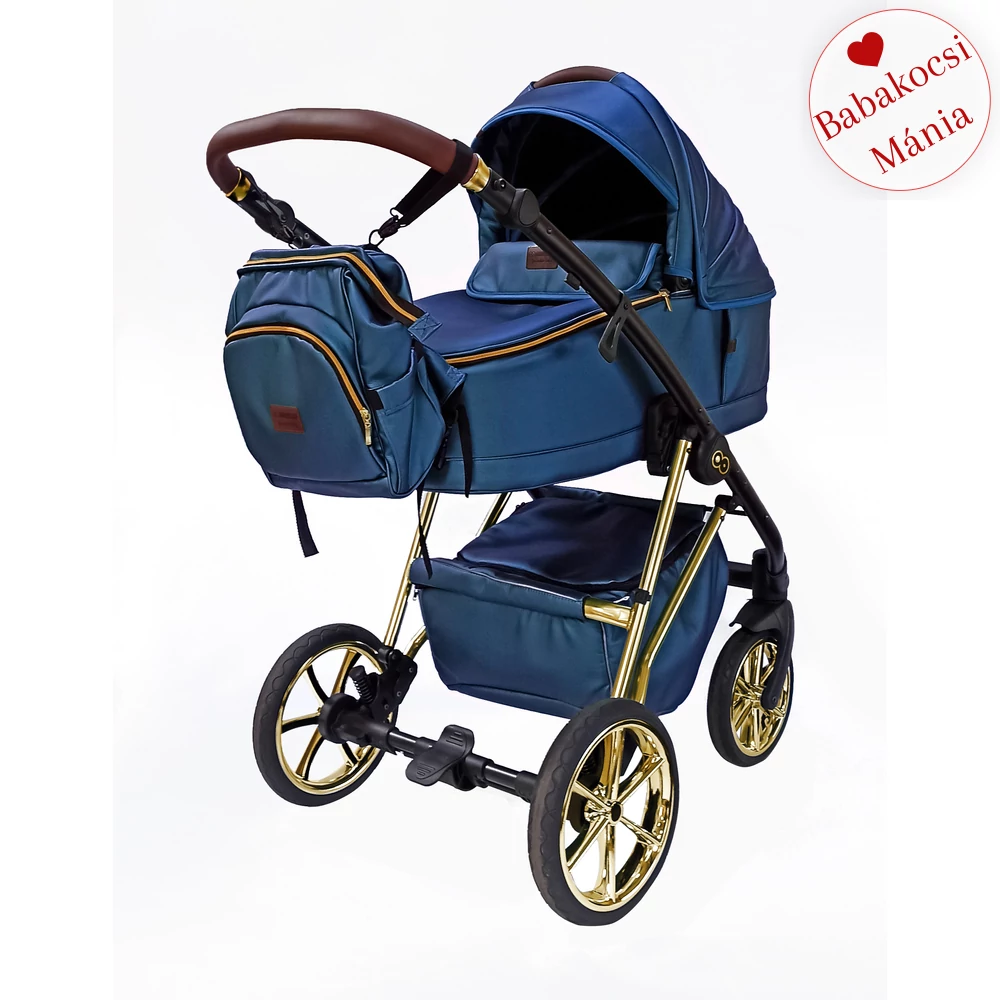 Babakocsi - BabyActive MUSSE ROYAL 2in1 - Blueberry