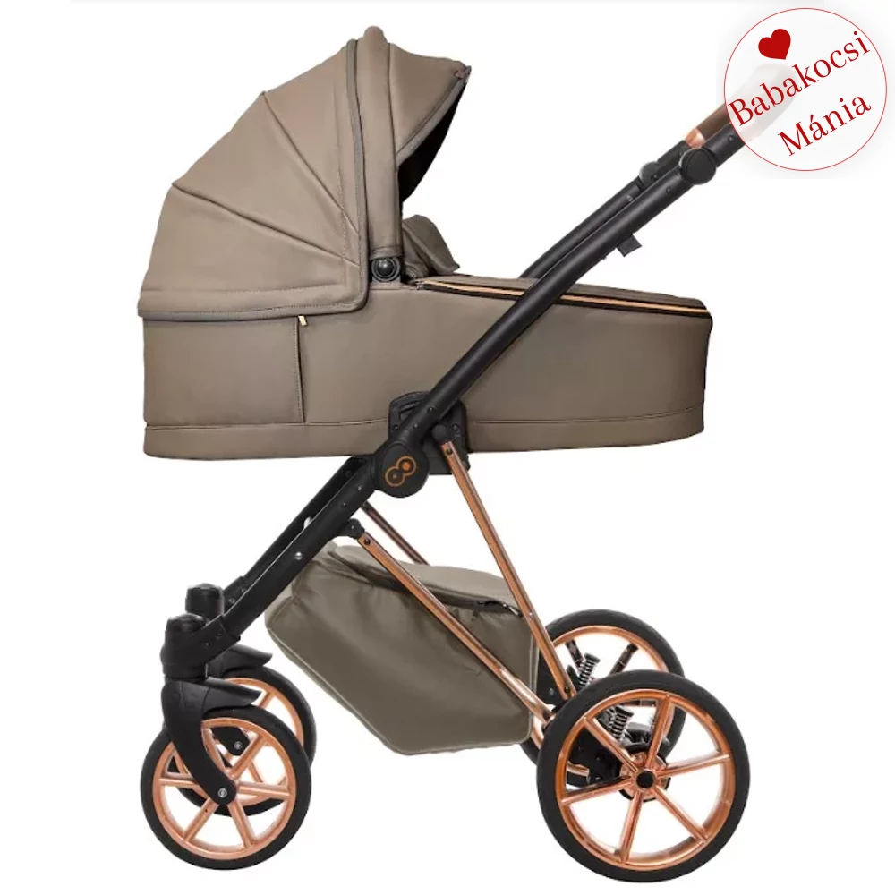 BabyActive alumínium vázas babakocsi: MUSSE Royal Gray Pearl