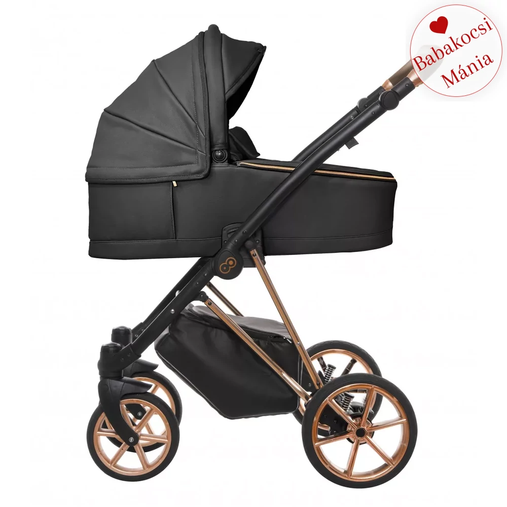 BabyActive alumínium vázas babakocsi: MUSSE Royal Onyx