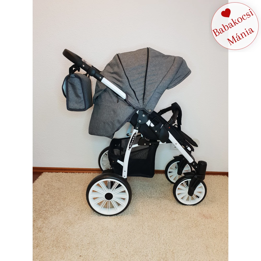 Sportbabakocsi – Berry Baby Active - Grafit len - fekete