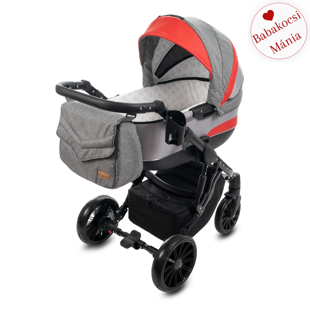 Babakocsi - Berry Baby Moon 3in1 - Red Rainbow