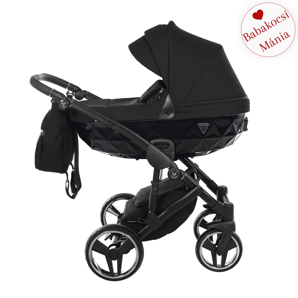 Junama többfunkciós babakocsi - DIAMOND BASIC - 01 fekete