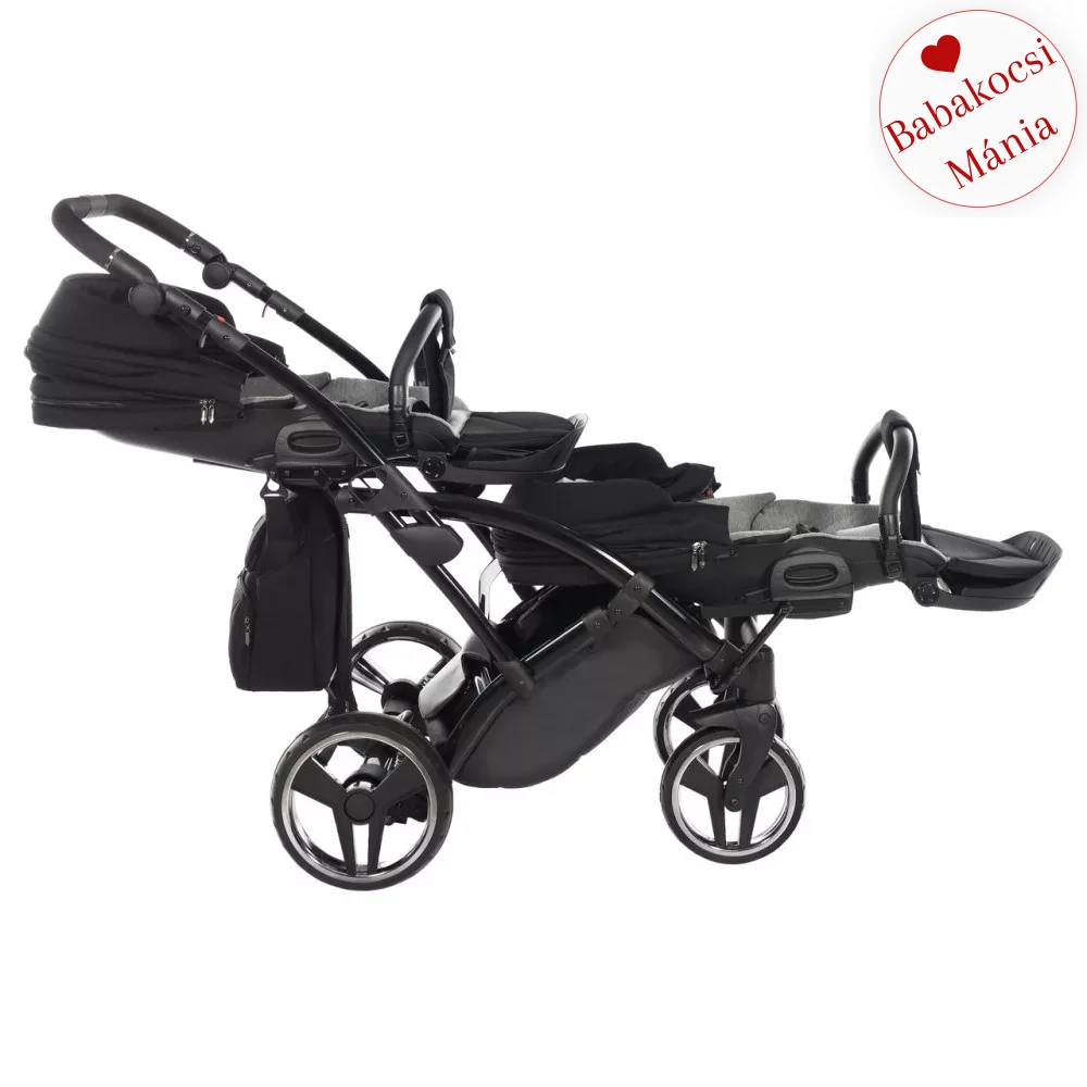 Junama többfunkciós ikerbabakocsi - DIAMOND BASIC DUO SLIM - 01