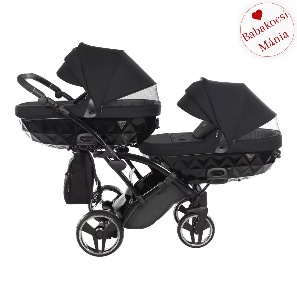 Junama többfunkciós ikerbabakocsi - DIAMOND BASIC DUO SLIM - 01