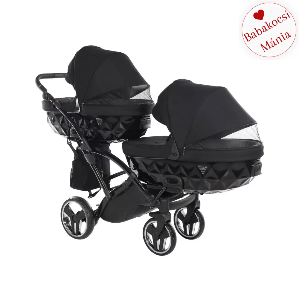 Junama többfunkciós ikerbabakocsi - DIAMOND BASIC DUO SLIM - 01