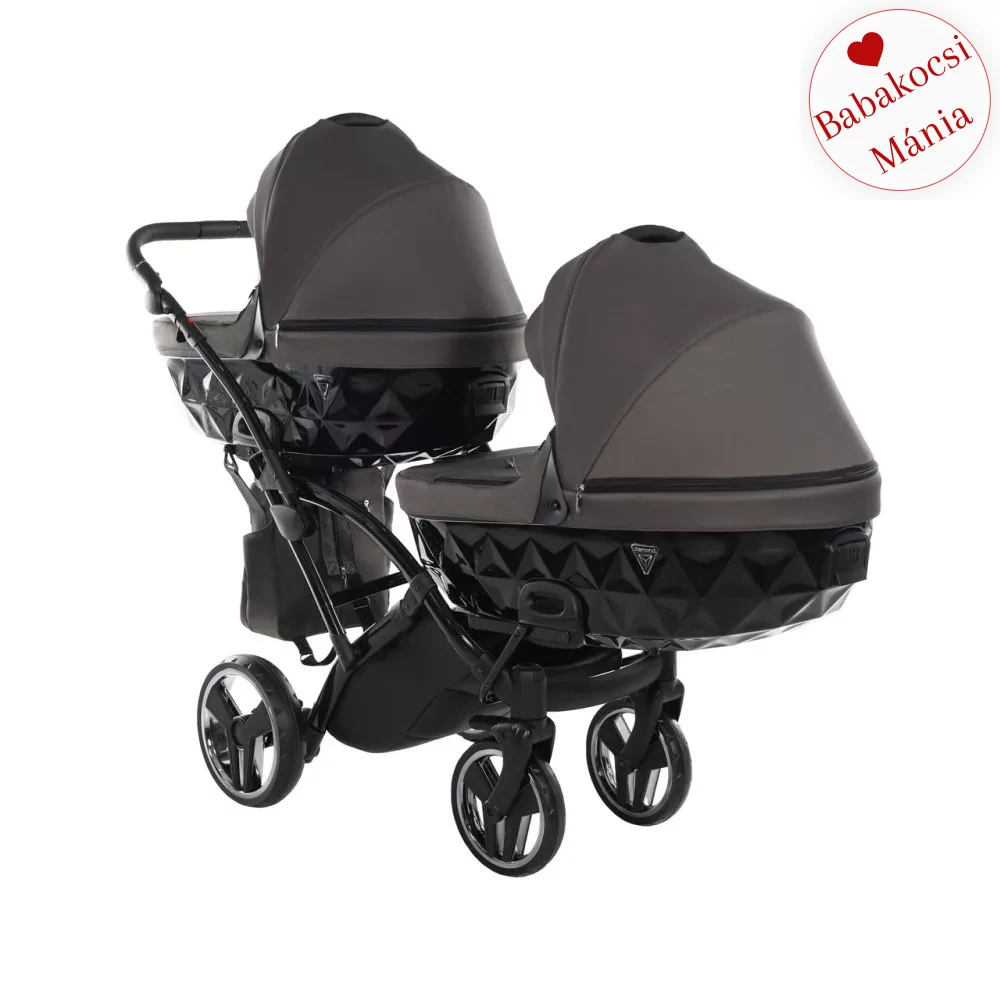 Junama többfunkciós ikerbabakocsi - DIAMOND BASIC DUO SLIM - 03