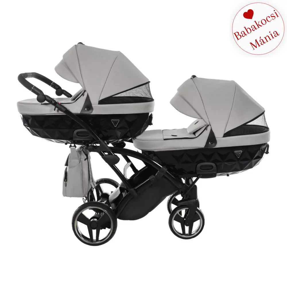 Junama többfunkciós ikerbabakocsi - DIAMOND BASIC DUO SLIM - 06