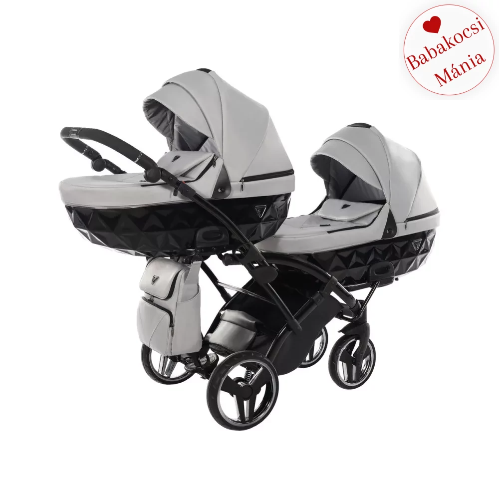 Junama többfunkciós ikerbabakocsi - DIAMOND BASIC DUO SLIM - 06