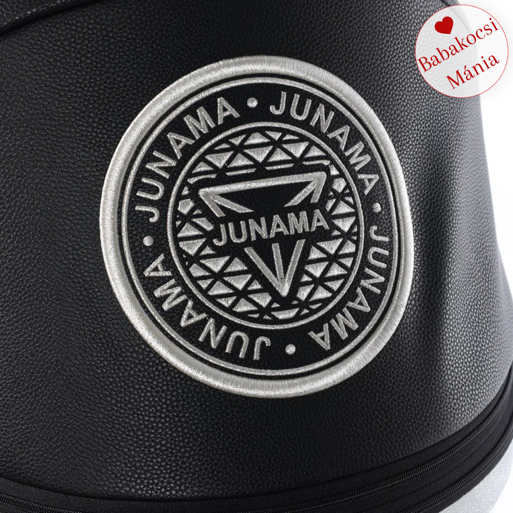 Junama többfunkciós babakocsi - DIAMOND HAND CRAFT GLITTER - Black