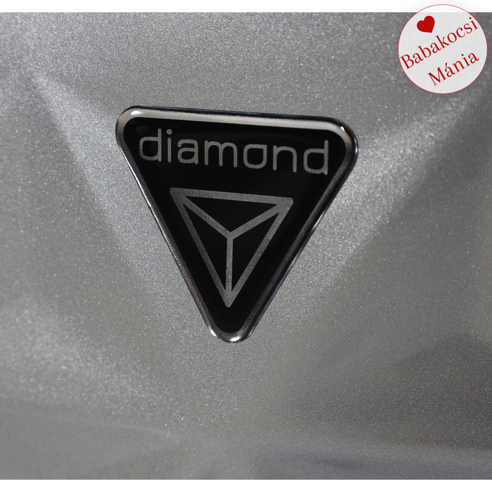 Junama többfunkciós babakocsi - DIAMOND MIRROR SATIN - 01