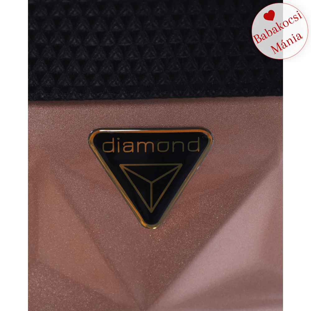 Junama többfunkciós babakocsi - DIAMOND MIRROR SATIN - 02