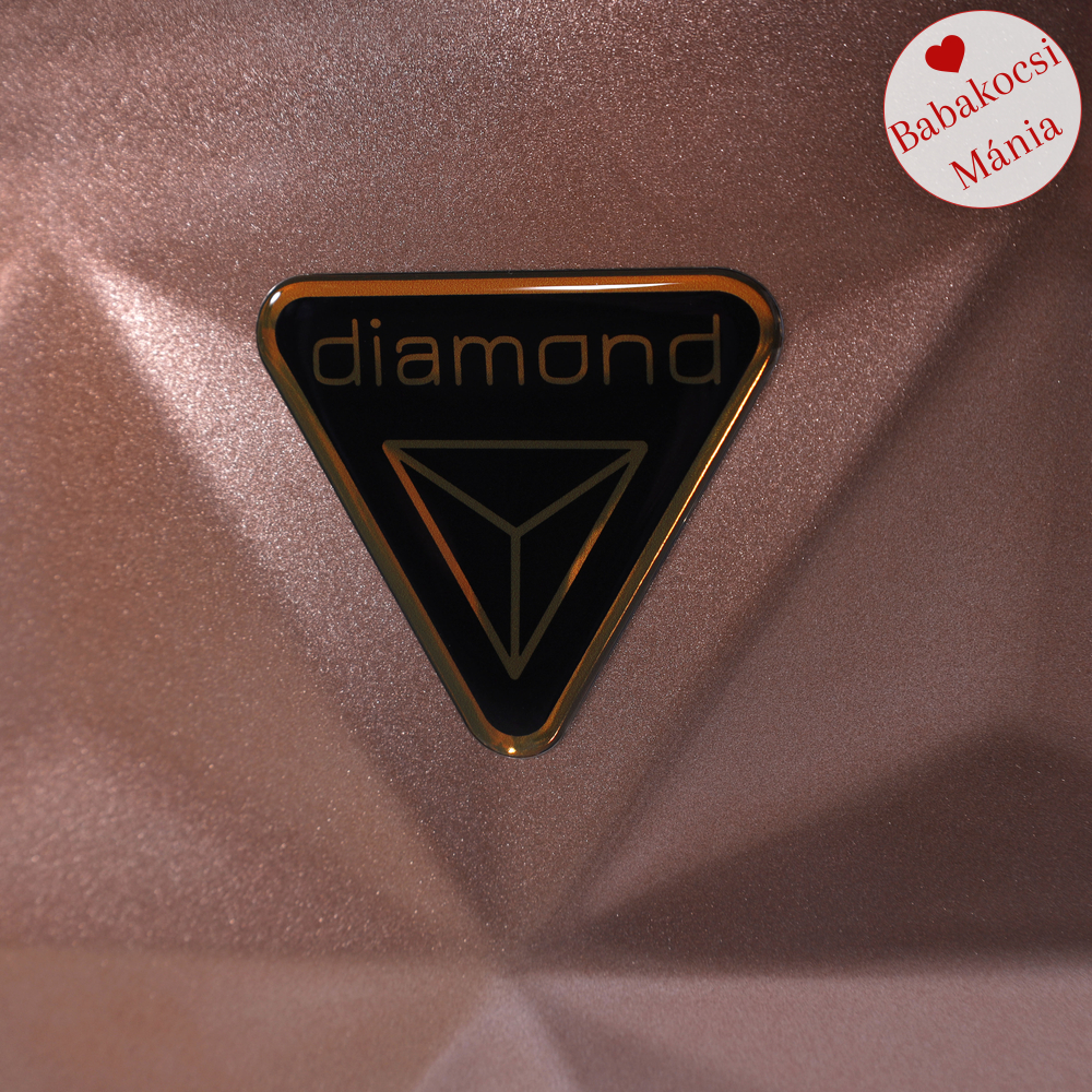 Junama többfunkciós babakocsi - DIAMOND MIRROR SATIN - 05