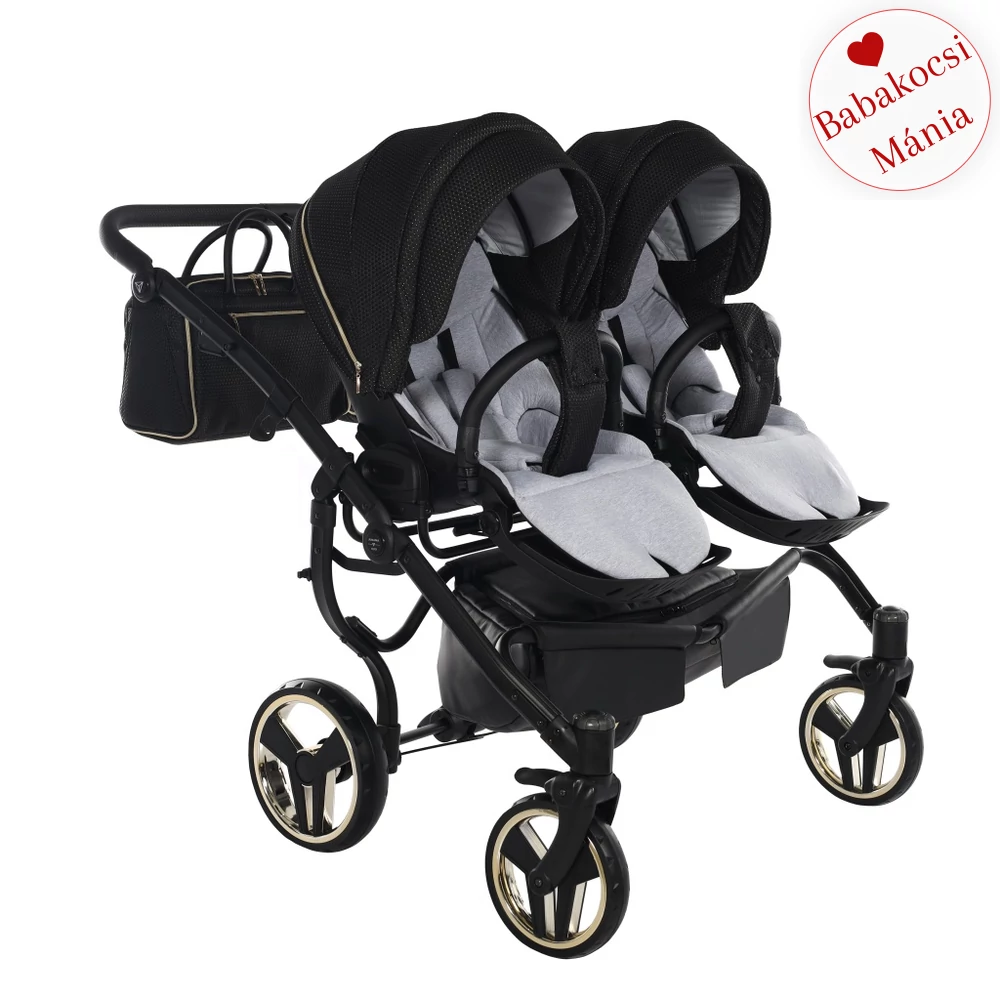 Junama többfunkciós ikerbabakocsi - DIAMOND MIRROR SATIN DUO - 03
