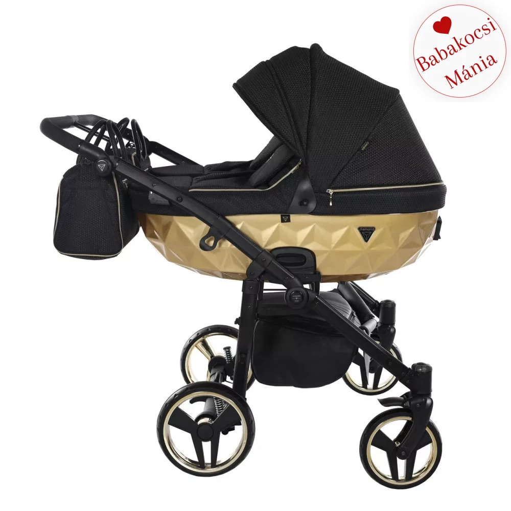 Junama többfunkciós ikerbabakocsi - DIAMOND MIRROR SATIN DUO - 03