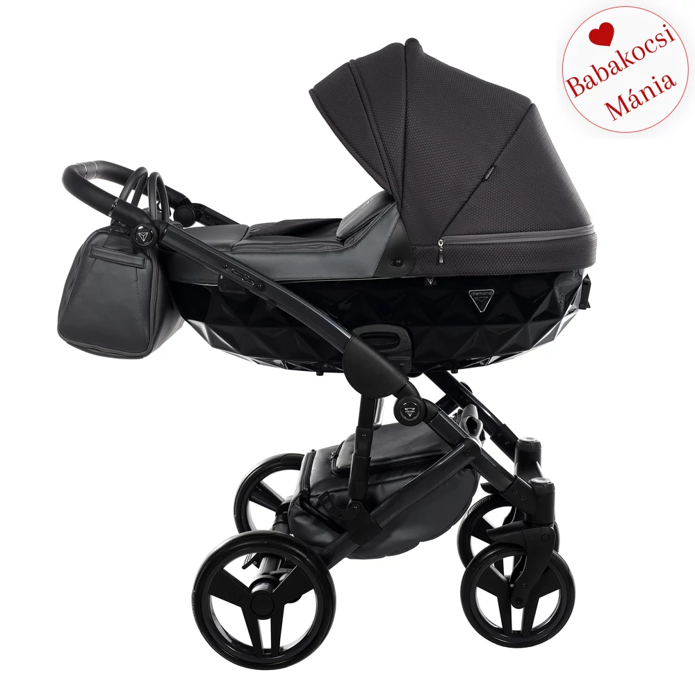 Junama többfunkciós babakocsi - DIAMOND Saphire - 02 grafit fekete