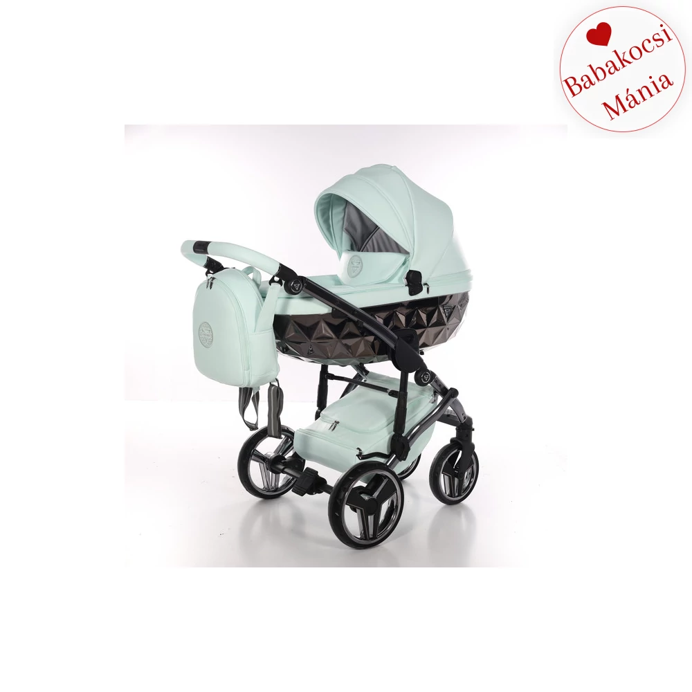 Junama többfunkciós babakocsi - DIAMOND HAND CRAFT - 01 menta színben