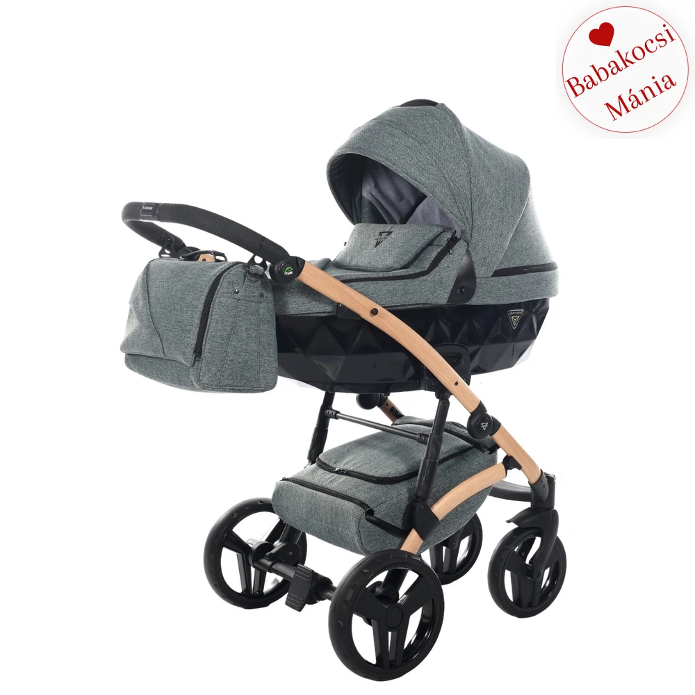 Junama többfunkciós babakocsi - DIAMOND Vegan - 03 grafit