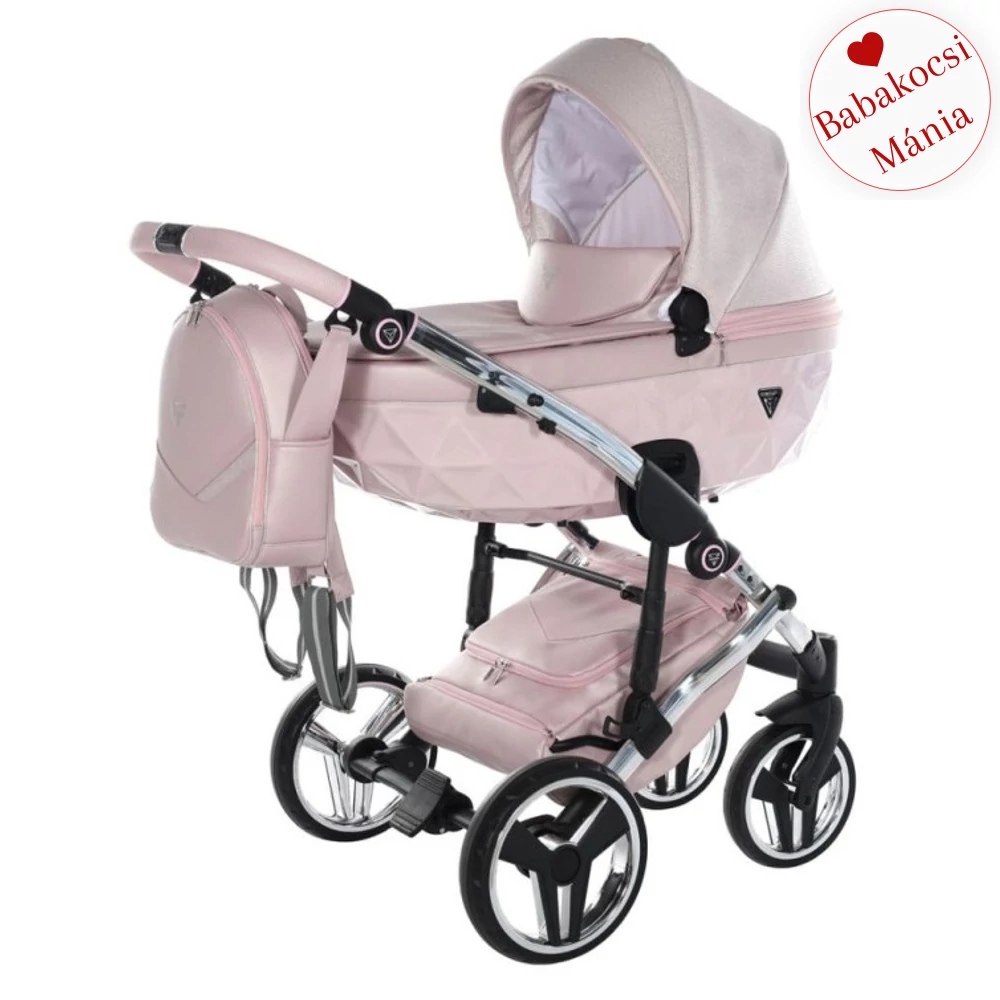 Babakocsi praktikus tartozékokkal - Diamond Dolce Pink
