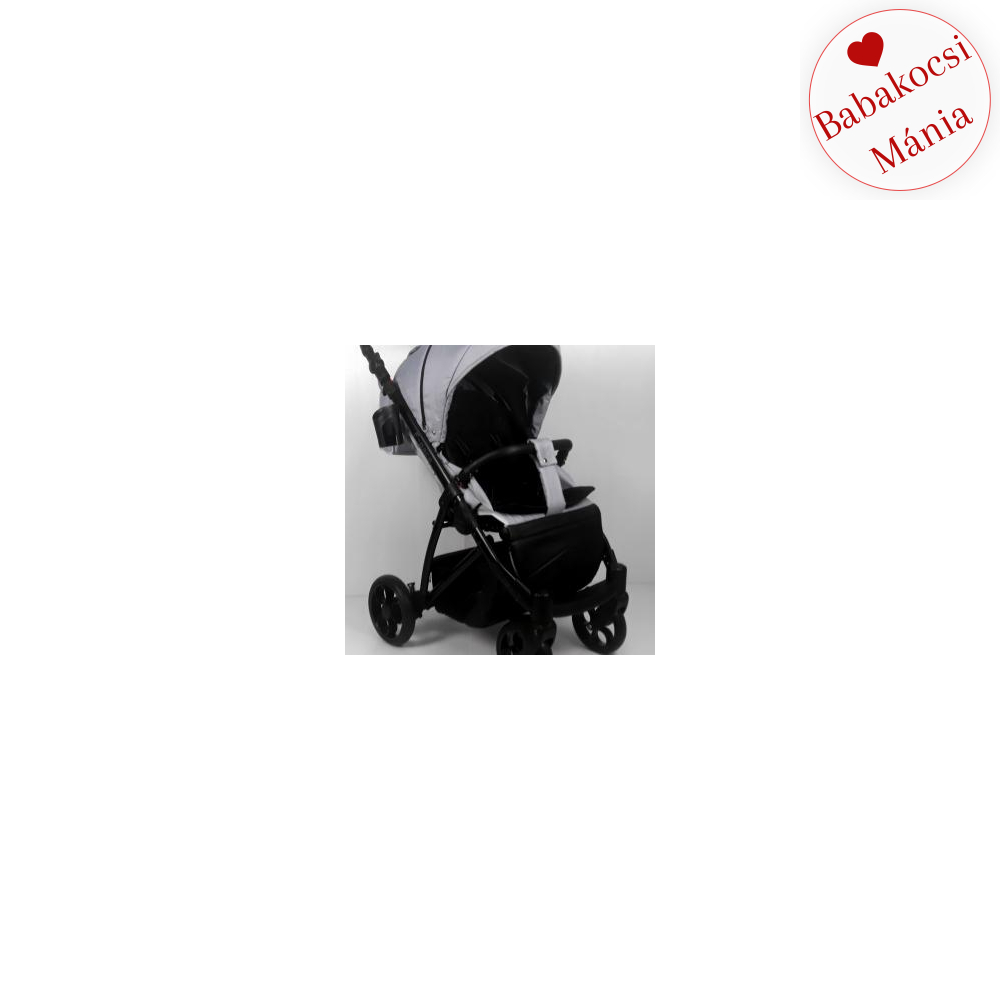 Sportbabakocsi lábzsákkal - Berry Baby Active - világos szürke
