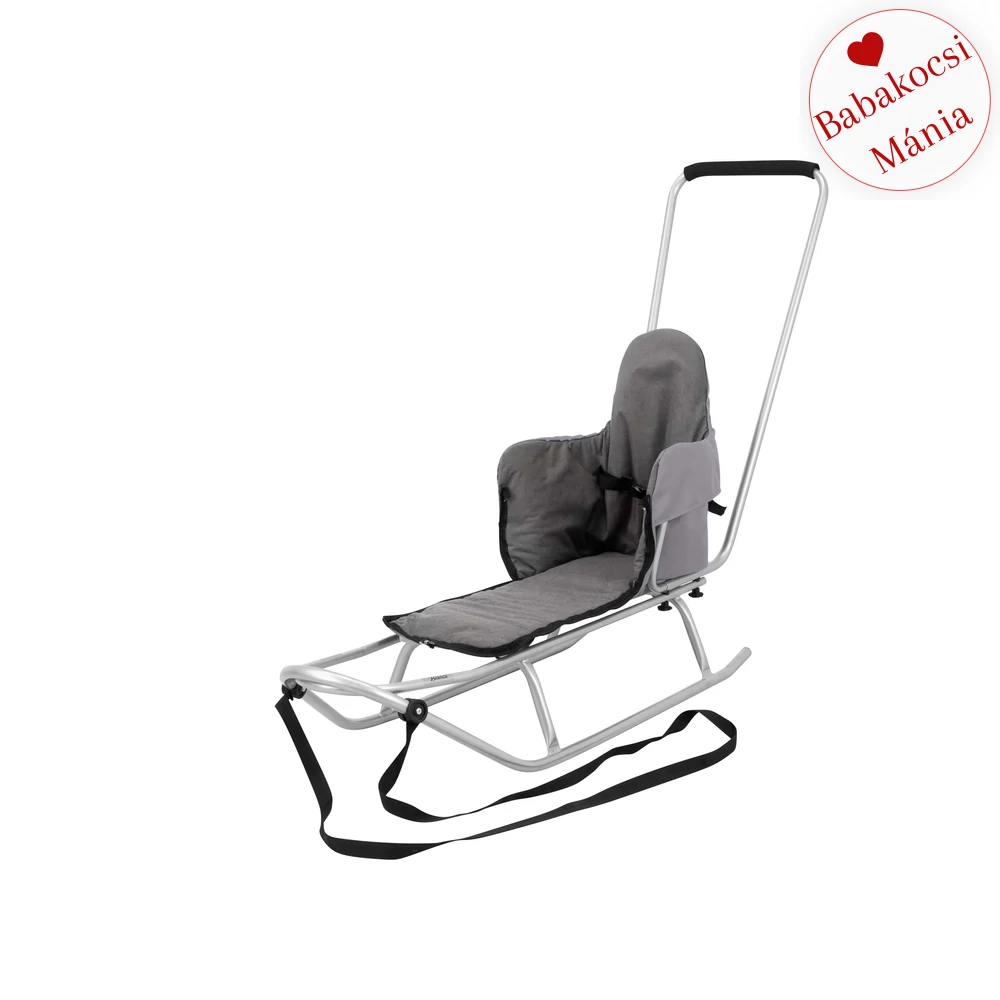 Szánkó - Kunert BIANCO - szürke bundazsákkal