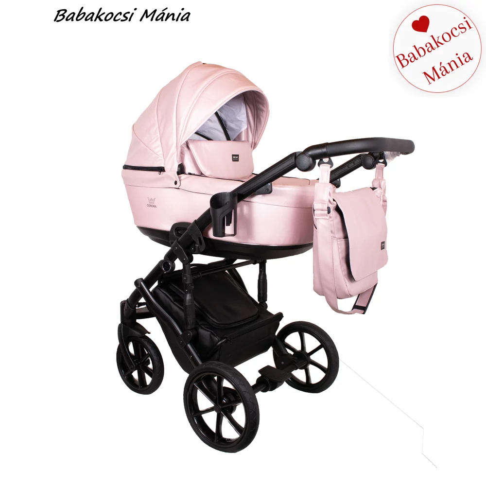 CORONA LITE ECO - TAKO többfunkciós babakocsi 3in1 szett: rózsaszín 2