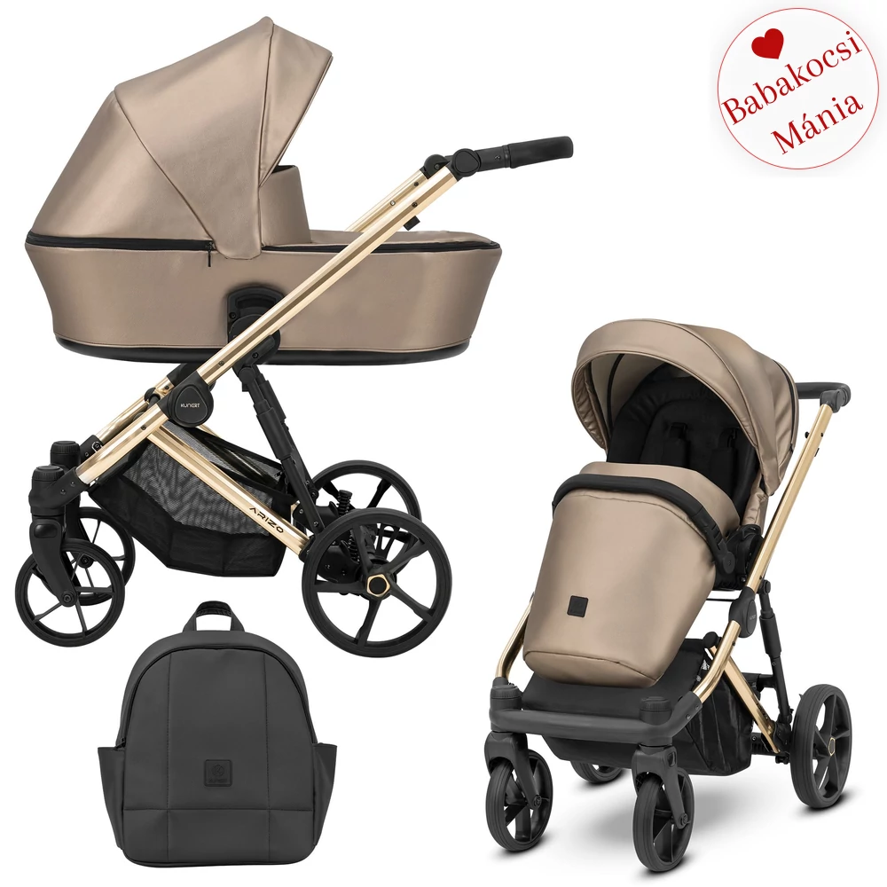 Kunert Arizo Premium alumínium vázas 2in1 babakocsi: Cappucino ECO