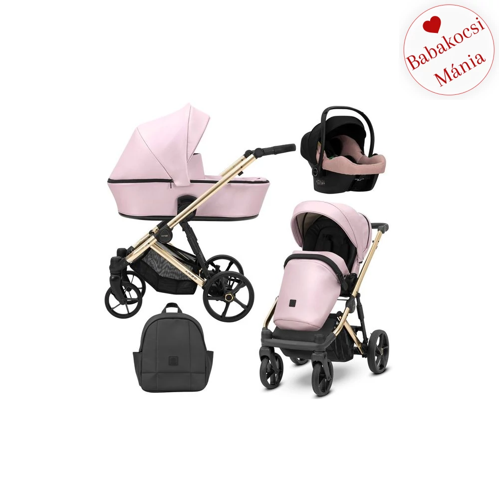 Kunert Arizo Premium alumínium vázas multifunkciós babakocsi: Pink Eco
