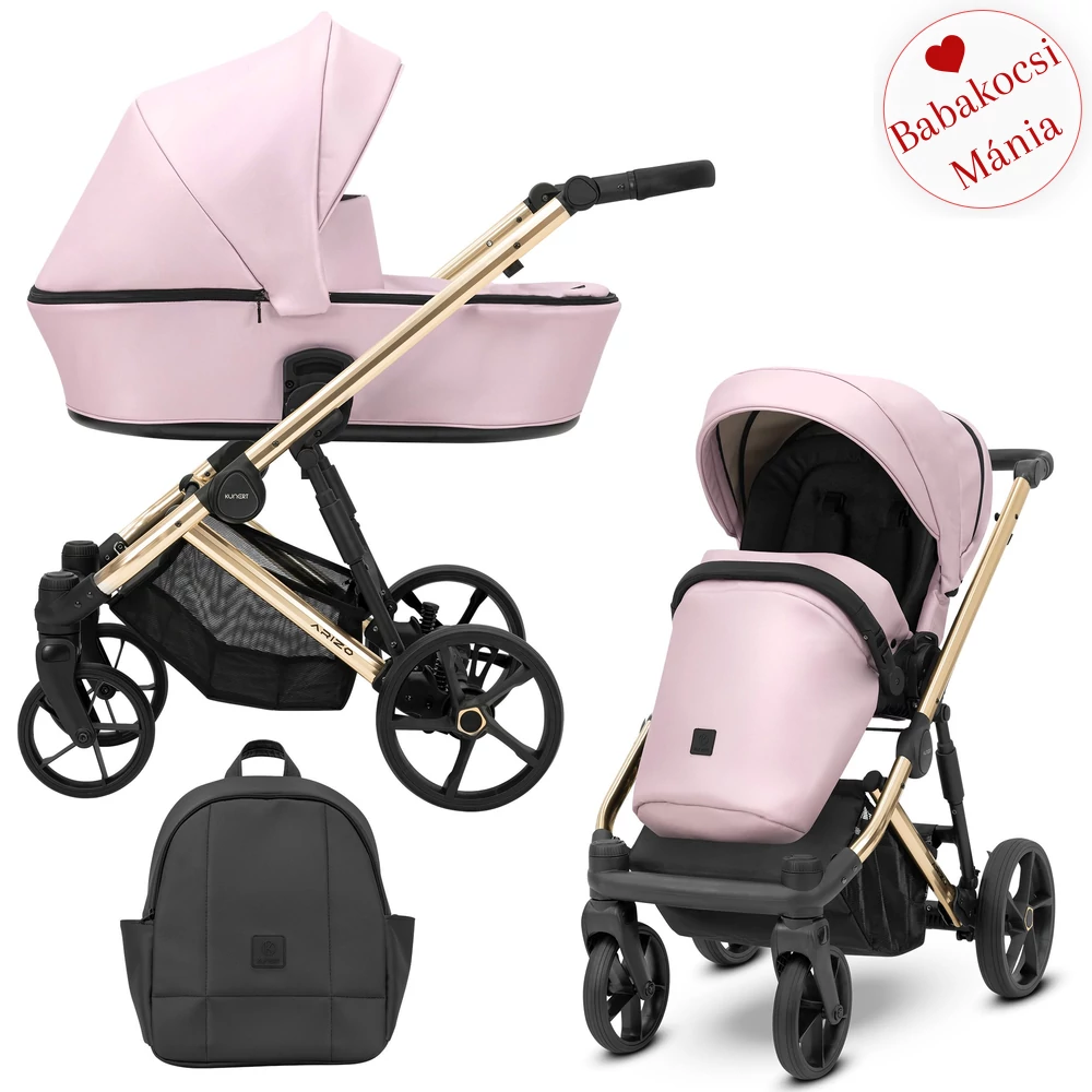 Kunert Arizo Premium alumínium vázas 2in1 babakocsi: Pink ECO