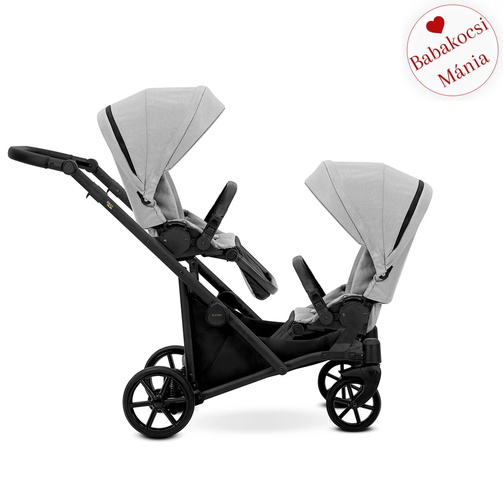 Ikerbabakocsi - Kunert Brav Duo 3in1 - Grey 03