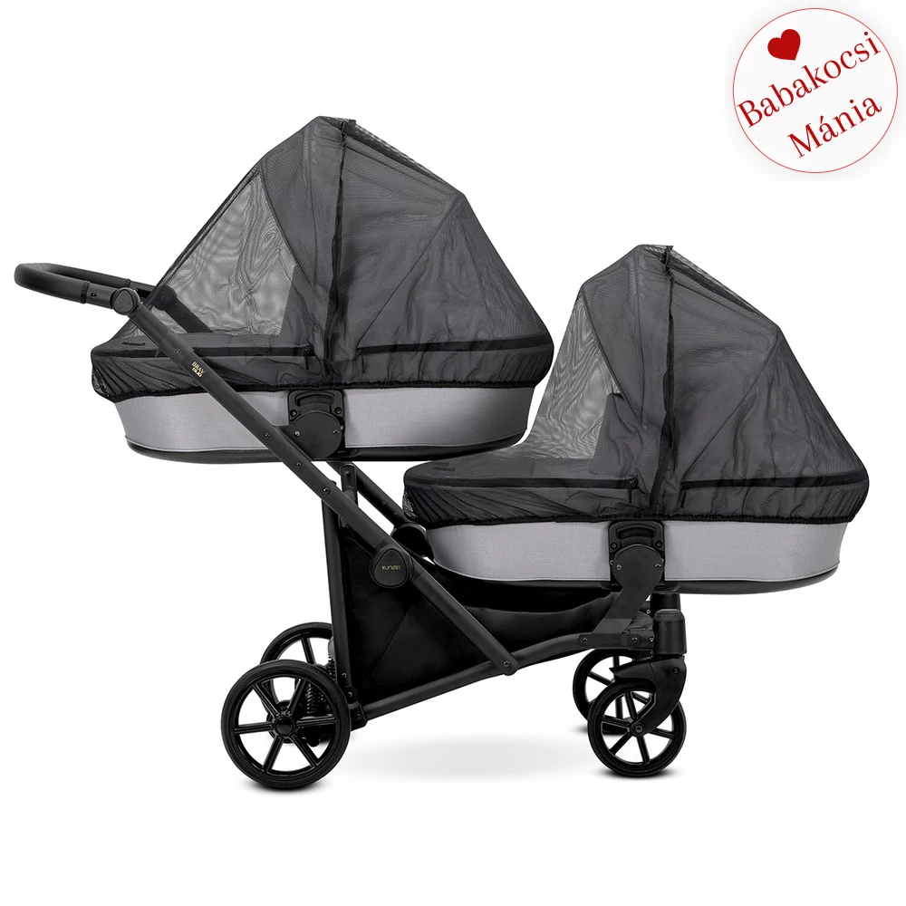 Ikerbabakocsi - Kunert Brav Duo 3in1 - Grey 03