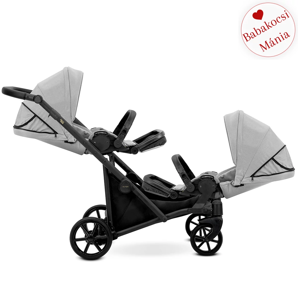 Ikerbabakocsi - Kunert Brav Duo 3in1 - Grey 03