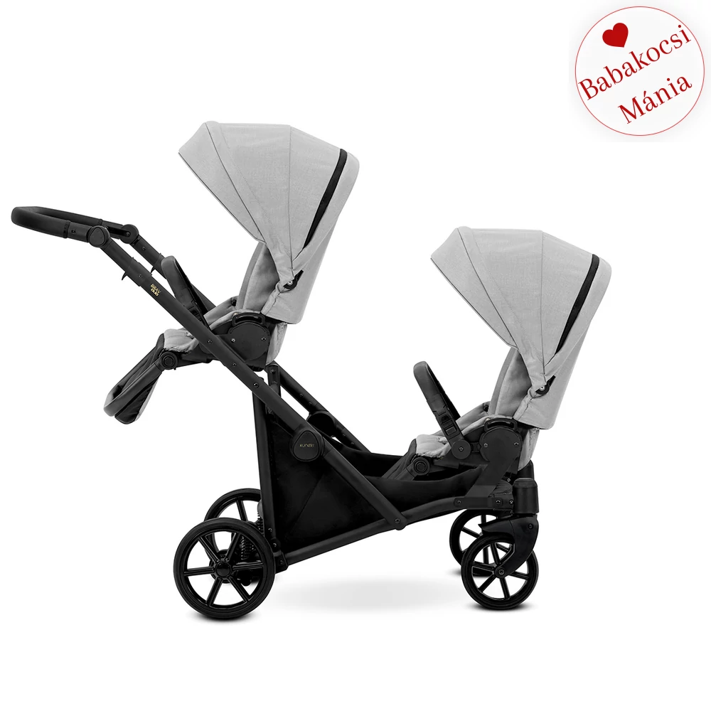 Ikerbabakocsi - Kunert Brav Duo 3in1 - Grey 03
