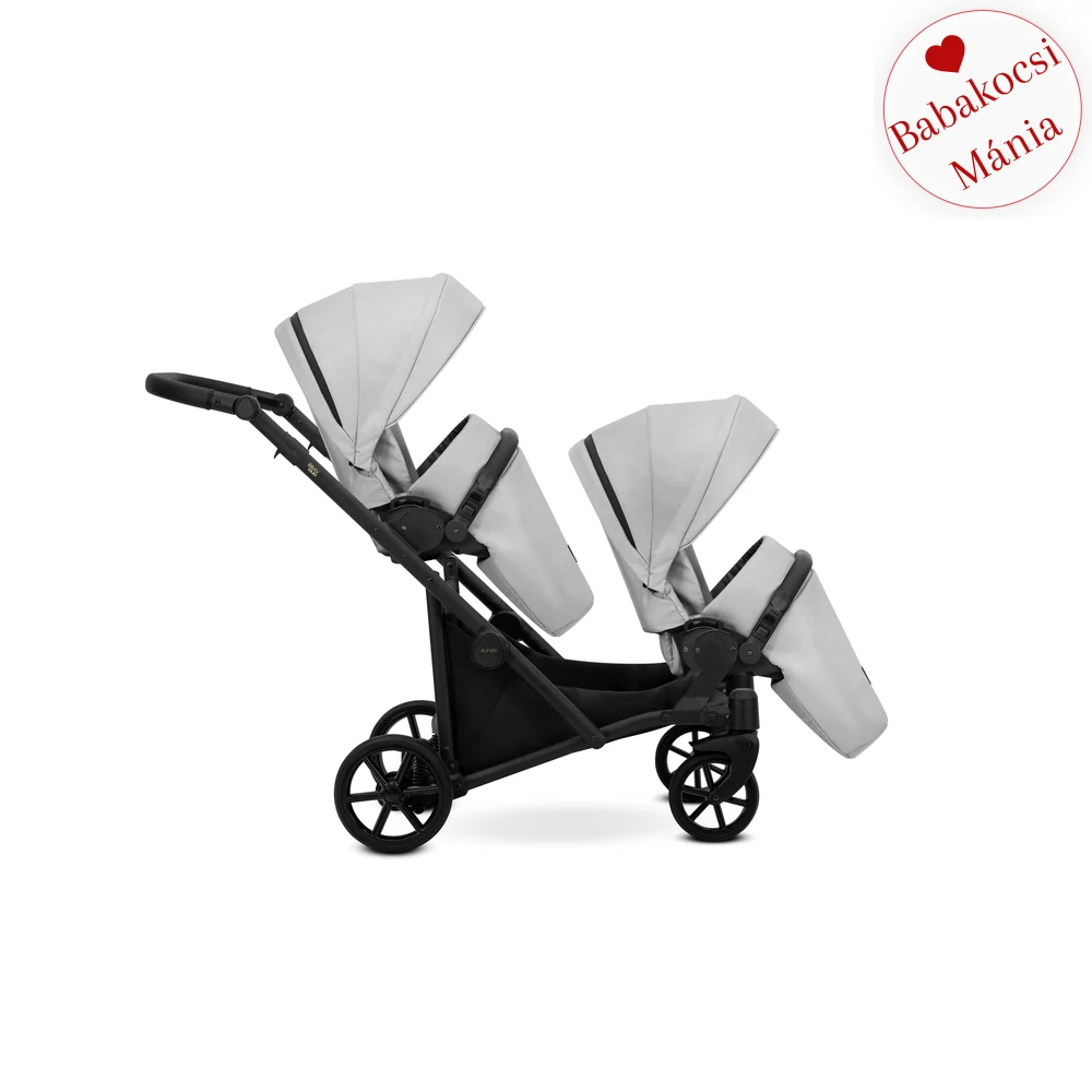 Ikerbabakocsi - Kunert Brav Duo 3in1 - Grey 03