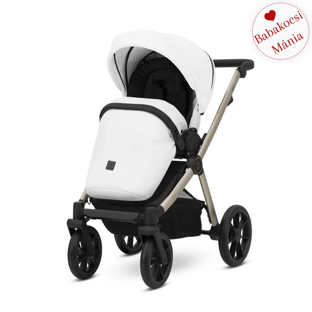 Babakocsi - Kunert Brav 2in1 - 12 White Eco - pezsgő vázzal