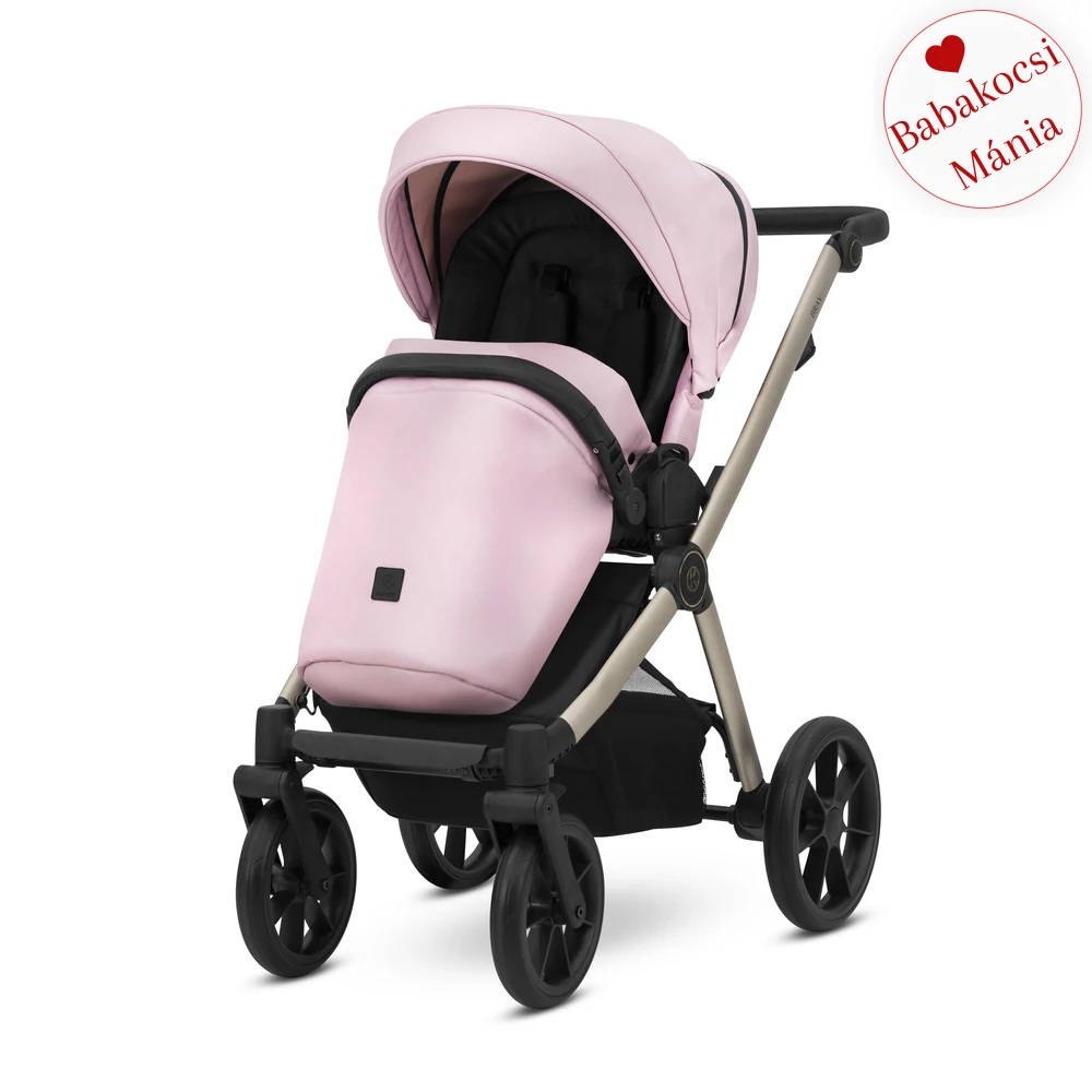 Babakocsi - Kunert Brav 3in1 - 15 Baby Pink Eco - pezsgő vázzal